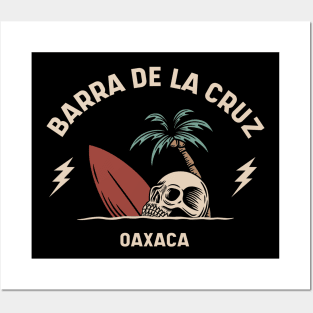 Vintage Surfing Barra de la Cruz, Oaxaca Posters and Art